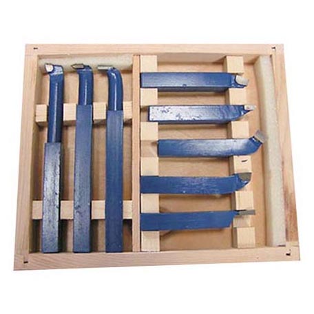 Carbide brazed tool bit sets